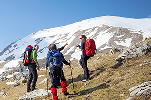 Image of a mountaineering expedition